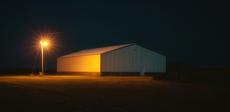 farm security tips, install security lights on your farm